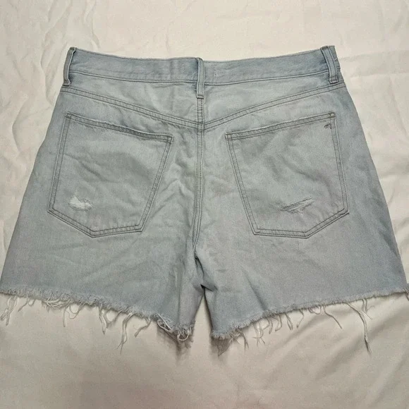 Madewell The '90s Mid-Length Jean Short in Pearlman Wash 31 new without tags - Picture 5 of 14